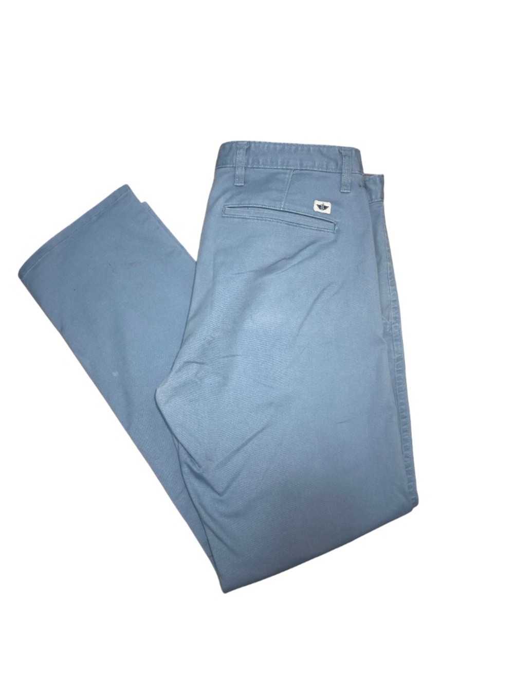 Dockers Alpha Khaki Men W36 L32 Blue Slim Tapered Stretch Originals Chino Pants